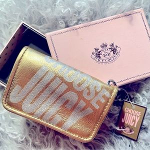Juicy Couture Metallic Cardholder Keyring